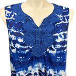 Great Northwest Indigo Tank Top Size 1X Blue Tie Dye Photo 1