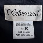 VTG 90s Whimsi Goth Academia Corduroy Campus Blazer Women’s 16 Black Photo 7