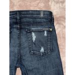 7 For All Mankind The Slim Cigarette Denim Skinny Blue Distressed Jeans Size 27 Photo 6