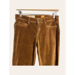 Pilcro and the Letterpress Anthropologie Brown Fit Serig Velvet Skinny Pants 26 Photo 1