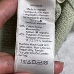 Madewell Hoodie Pullover Sweatshirt Pouch Pocket Balloon Sleeve Green L Photo 4