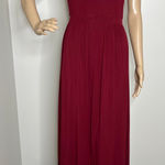 Old Navy Red Racerback Sleeveless Tank Maxi Dress Photo 0