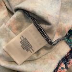 Lands' End  Size S Navy Blue Floral Cotton Collared Short Sleeve Polo Shirt Photo 7