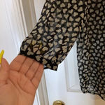 Xhilaration  sheer heart print blouse Photo 2