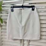 White Fringe Skirt Size L Photo 3