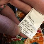 Boho Colorful One Shoulder Ruffle Sleeve Smocked Crop Top Size M Photo 2