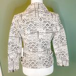 Capulet NEW with tags Metallic Tribal Print Moto Jacket Medium, MSRP $249 Photo 6