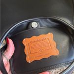 Authentic COACHTOPIA Leather Caterpillar shoulder magnetic closure hobo/card set Black Photo 9