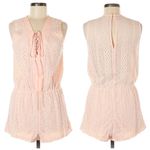 After Market  Pink Lace Romper Photo 2