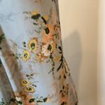 Maeve Anthropologie Floral Ruffle Hem Sleeveless Tank Top Women's Small Photo 4