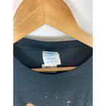 Port & Co Planet Pizza Tshirt size medium Black Photo 2