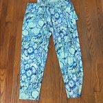 Lilly Pulitzer Lilly Pulitizer Paulina Jumpsuit‎ Indigo Sunset Blue Green Size XL Photo 6