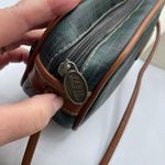 Vintage Plaid Paris Sport Club crossbody bag. Green Photo 9