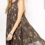 Free People Floral Pleated Sleeveless Dress Photo 1