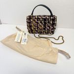 Tory Burch  New Mini Kira Tweed Top Handle Chain Wallet Crossbody Photo 2