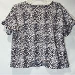 Isaac Mizrahi Issac Mizrahi Animal Print Pajama Top Photo 5