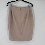 EXPRESS NWT  Straight Pencil Skirt Beige Tan High Waist Career Work Size 4 Photo 3
