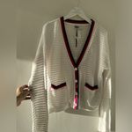 Beach Riot  Gene White Cardigan Sweater M Photo 6