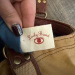 Lucky Brand Leather and Canvas  Large Tote Photo 9
