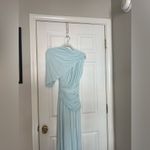 Helsa  The Apolla Jersey Dress in Powder Blue Photo 5
