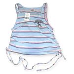 Disney Mickey Mouse Striped Tank Top crop Summer Vacation Photo 0