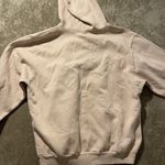 ZARA Hoodie Womens Size Large Light Pink Oversized Drawstring Minimalist Comfort Photo 2