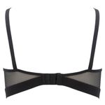 All. You. LIVELY Mesh Trim Maternity Nursing Bralette Jet Black, Large Black Photo 2