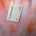 Peppermayo NWT Pepermayo Winona Halter Slip Dress in Peach Tie Dye Mini Dress US 2 Photo 3