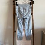 Outdoor Voices Light Grey Line Printed High Waisted Cropped Leggings Photo 3