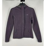 The North Face Full Zip Up Knit Sweater Jacket Hooded Soft Fleece Lined Women XS Photo 0