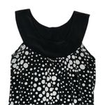 Body Central Vintage  Polka Dot Sleeveless Top black white Women’s Medium Photo 1