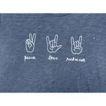 Abercrombie & Fitch NEW  Blue Embroidered Crewneck Short Sleeve Tee Shirt Size M Photo 3