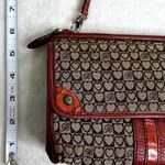 Brighton Red Patterned Crossbody Purse Photo 7