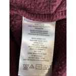 DKNY Burgundy Hoodie Sweatshirt Size M Long Sleeve Kangaroo Pocket Logo Photo 5