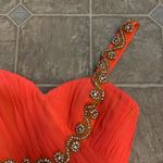 My Michelle Coral formal 1 beaded shoulder strap dance dress Photo 3