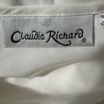 Vintage Embroidered White Blouse Size 18 Button Down 80s 90s feminine staple Photo 3