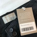 Everlane Womens The Organic Wide-Leg Pants Twill High Rise Stretch Black 00 Photo 4