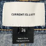Current/Elliott NWT Current/Elliot The Aficionado Contrast Pocket Denim Shorts Size 24 Photo 3
