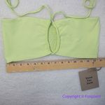 Stone Fox Swim NEW free people meadow bikini top pomelo pique, size L Photo 7