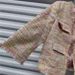 Kate Spade  Womens Blazer Size 8 Tweed Quiet Luxury Parisian Chic Jacket Coquette Photo 5