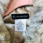 New Directions Leopard faux fur vest small Photo 5