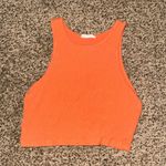 High Neck Orange Tank Size M Photo 0