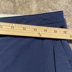 L.L Bean Pants Womens 10 Navy Blue Nylon Capri Outdoor Hiking Zip Pockets High Photo 3