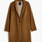Madewell Wool Blend Monsieur Coat Camel Size XS Photo 0