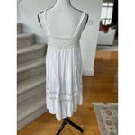 Source Unknown Vintage White Lace Trim Sleeveless Button Front Night Gown Regency Coquette Photo 5