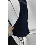 City Triangles City Triangle navy blue velvet 90s prom dress size 15 side slit always in style Photo 6