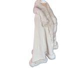 BEIGE Faux FUR CAPE SHAWL WRAP WOMEN Tan Photo 1