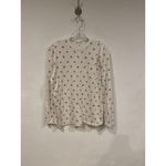 SKIMS Shirt Womens Small White Mushroom Print Long Sleeve Stretch Loungewear Top Photo 1