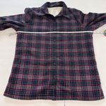 LL Bean Plaid Sherpa Fleece Lined Flannel Shirt Jacket Shacket Size XS Photo 5