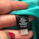 EXPRESS  Sleeveless Green Ombré Bubble Shift Dress Silk Spandex Size Small New Photo 5